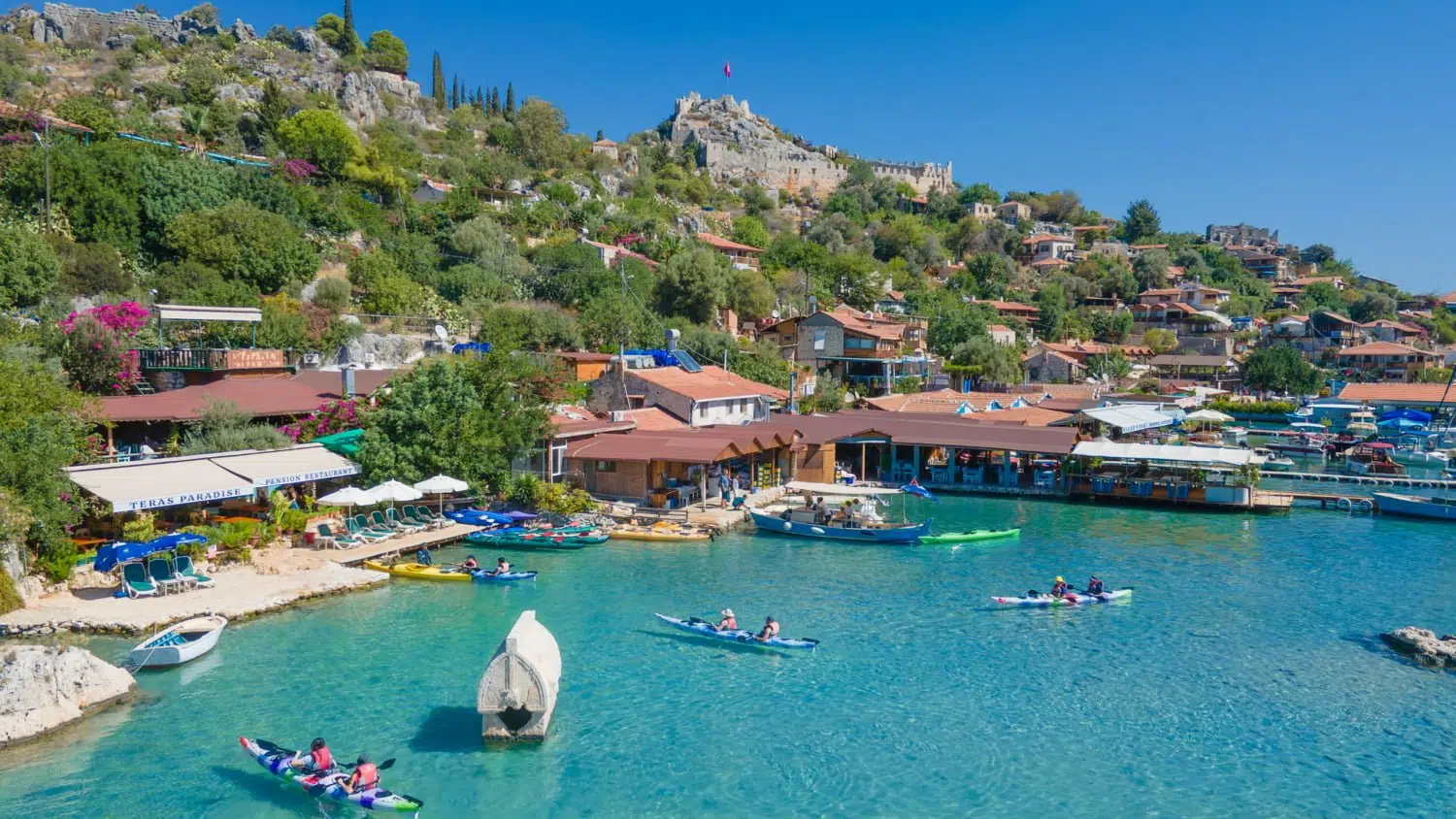 Sea Kayaking Simena Castle Demre