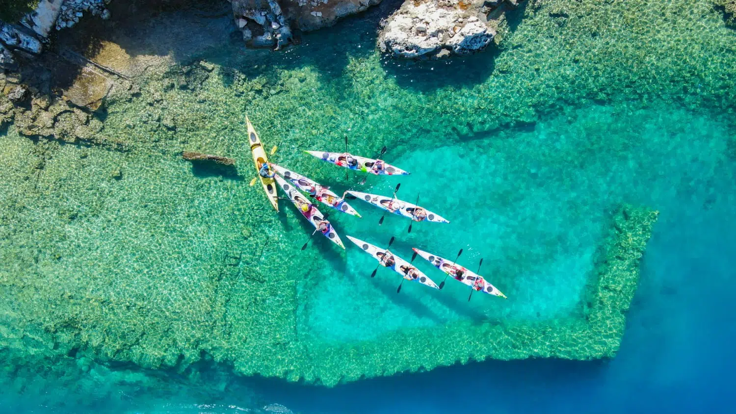 Sea Kayaking Sunken City Turkey