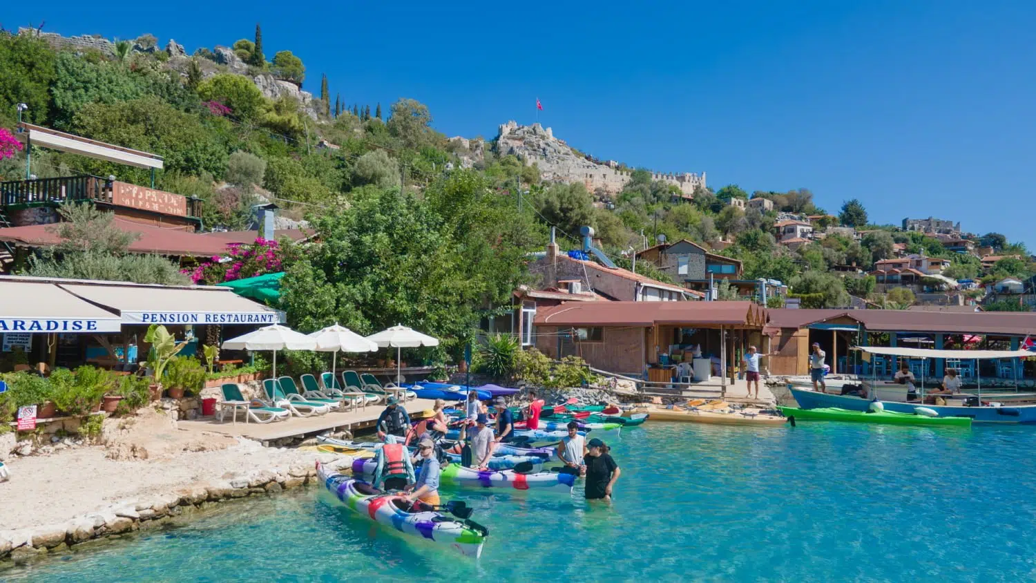 Sea Kayaking Break in Simena Castle